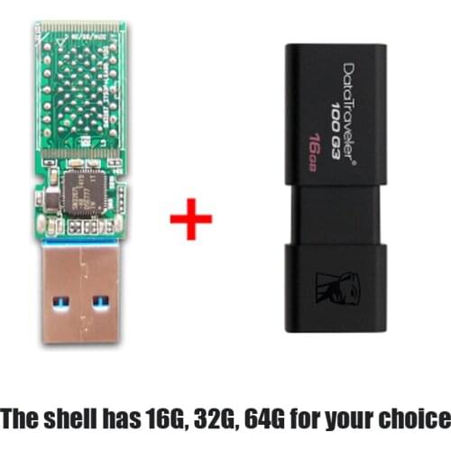 Apple LGA60 SM3267L usb 3.0 U disk control board PCB board free crystal with LGA double-pad E2NAND Hynix E NAND FLASH DIY