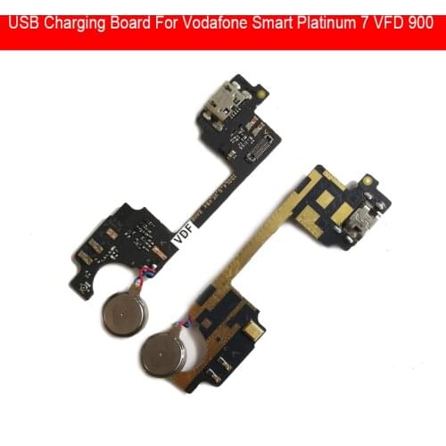 Usb Charger Board For Vodafone Smart Platinum 7 VFD 900 USB Charging Jack Port Connector Board Flex Ribbon Cable Relacement