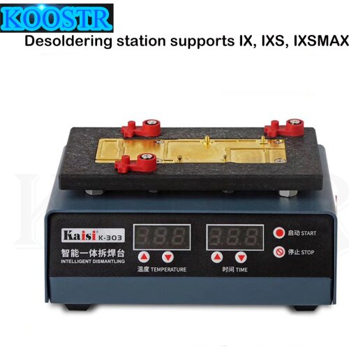 Kaisi K-303 PRO Heating Preheater Desoldering Station Intelligent Unsoldering Tool For X XS XSMAX 11 11ProMAX Android CPU Repair