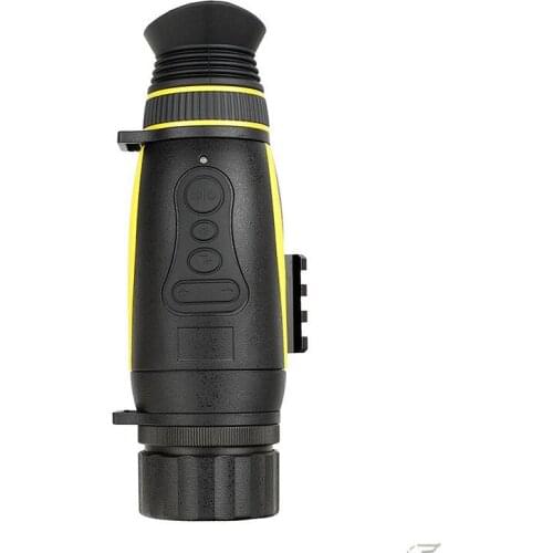 Telescopio de visión noturna para caza, dispositivo telescópico de vídeo hd com luz baja infrarroja