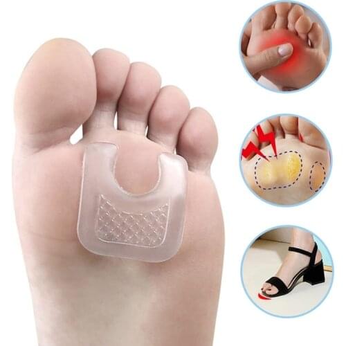 U-Shaped Gel Pads Callus Corn Foot Protector Sticker Anti Rubbing Reusable Cushions Pad Shoes Insoles Sticker Toe Nail Corrector