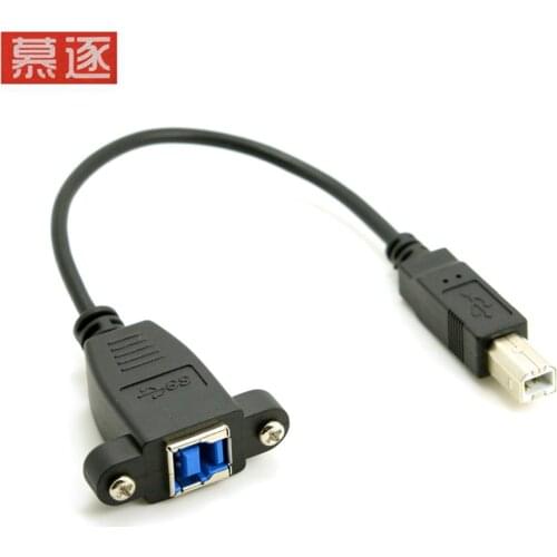 USB 3,0 USB 3,0 Standard B Typ Frau zu USB 2,0 USB 2,0 Typ B Stecker Daten Verlängerung Kabel 20cm/0,2 m