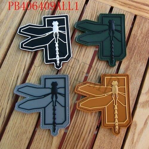 Dragonfly Logo Military 3D PVC patch Badges