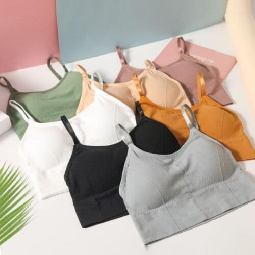 Women Wirefree Underwear Bra Female Seamless Sexy Top Bra Tube Push Up Wireless Sports Bra Crop Tops Vest Bralette Bra