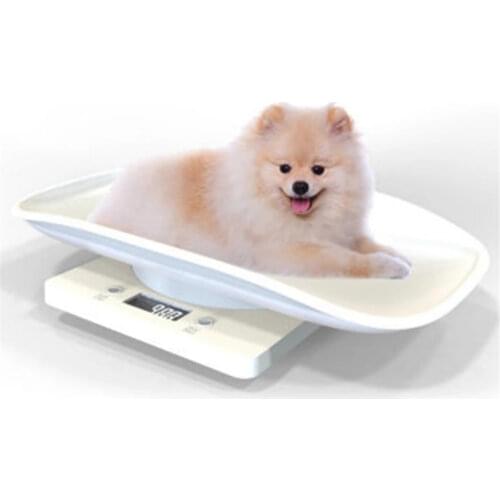 10KG/1g Pet Scale Weighing Scale Cat Dog Food Scale Digital Kitchen Scale Waterproof Baby Infant Weight Scale Smart Tray Scale
