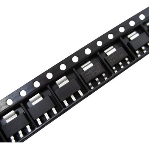 100PCS AMS1117-5.0V AMS1117 1117 5.0V 1A Voltage Regulator LDO SOT-223 new