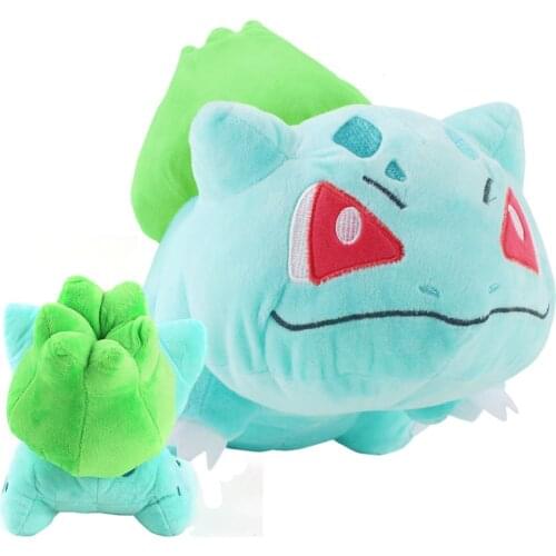 12-16-20cm Pokemon Anime Bulbasaur Smile Kawaii Cute Plush Peluche Soft Stuffed Cartoon Toys Virthday Christmas Gift for Kids