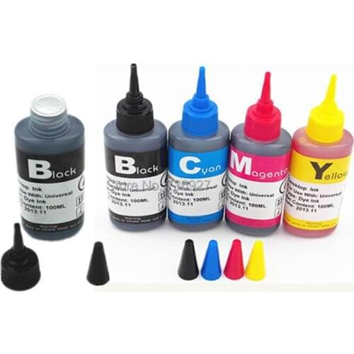 5X 100ml PGI-470 CLI-471 PGI470 CLI471 Refill Dye ink for Canon PIXMA MG5740 MG6840 MG7740 printer