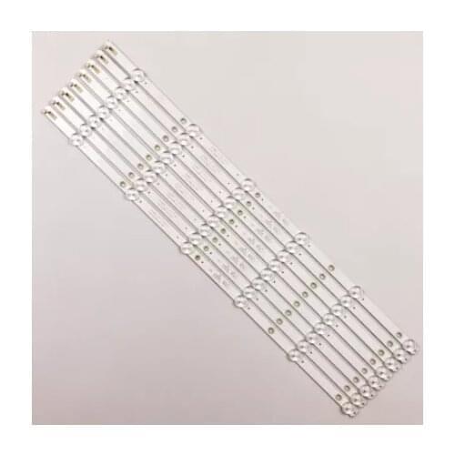 8 pieces/set Led Backlight strip For 6 leds for Ph ilips 55"TV K550WDC1 4708-K550WD-A2113N01 55PUF6092/T3 540mm 1LED=6V