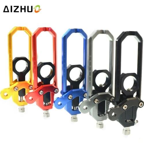 CNC Aluminum Motorcycle Chain Adjuster Rear Axle Spindle Chain Adjuster For BMW HP4 2012-2014 S1000RR 2009-2016 S1000R 2014 2015
