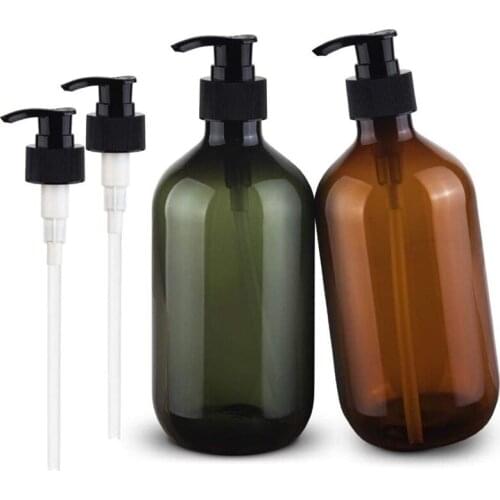 SHGO HOT-17Oz Soap Dispenser, Hand Dish Soap Dispenser for Kitchen Bathroom Countertop,Refillable Lotion Liquid Soap Pump Bottle