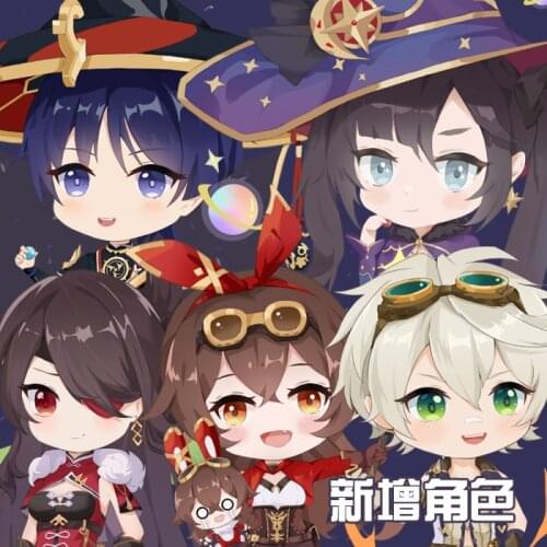 Game Genshin Impact Beidou Mona Bennett Keqing Diluc Tartaglia Paimon crylic Figure Keychain Cartoon Itabag Pendant Decor Gift