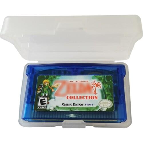 7 in 1 Collection 32 Bit Video Game Compilation Cartridge Console Card for English Language Version