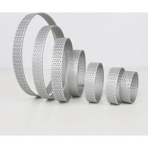 Round tower die punching thickening aluminum alloy with hole air permeability French ring Tarter ring tower ring mold cake stand