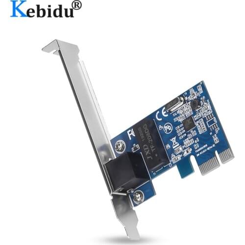 2021 Hot 1PCS PCI Express PCI-E Network Card 1000Mbps Gigabit Ethernet 10/100/1000M RJ45 LAN Adapter Converter For Desktop PC