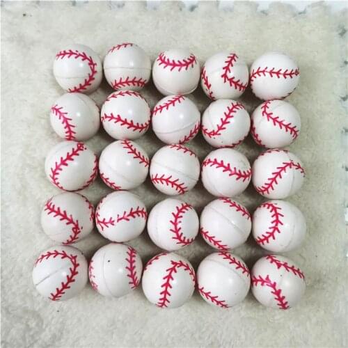 100pcs 30mm Bouncy Ball High child elastic rubber ball Children of pinball outdoor toys baseball