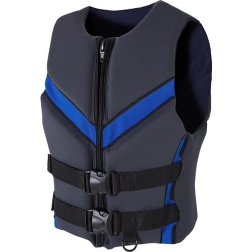 2021 NEW Neoprene Life Vest Men Women Water Sports Buoyancy Jacket Kayka Life Vest Fishing Vest Ski Drifting Vest Prevention