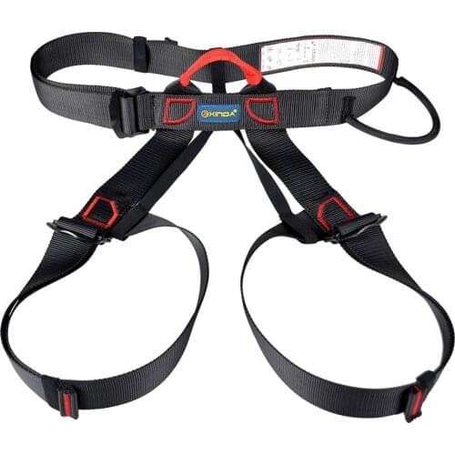 Xinda Professional Outdoor Sports Safety Belt Rock Climbing Outfitting Harness Waist Support Half Body Harness Aerial Survival
