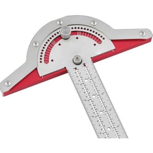 20" Adjustable Woodworking Edges Ruler Woodworking Edges Ruler 0-70 Degree Adjustable Protractor Angle Finder Ruler