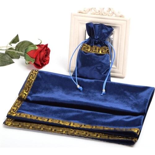 Altar Tarot Cards Bag Party Table Cloth Board game Tablecloth Divination Wicca Tapestry Vintage Retro Black Purple Blue