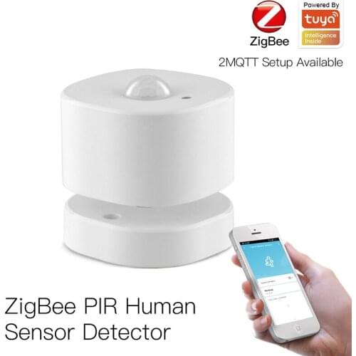 Tuya/Smart Life ZigBee PIR Motion Sensor Human Sensor Detector App Control Intelligent Linkage Smart Home Security Alarm System