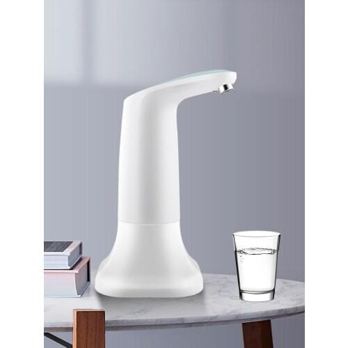 Integrated Electric Water Bottle Pump USB Rechargeable Water Dispenser Water Pump Switch 5 Gallon Kettle Tool with Night Light