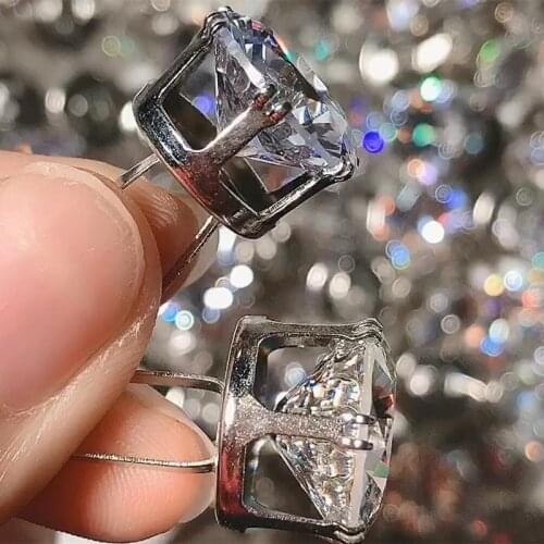 High Quality Zircon Hollow Shoes Flower Gemstone Buckle Round Crystal Diamond Decorations Clips Bag Charms Dress Diy Accessories