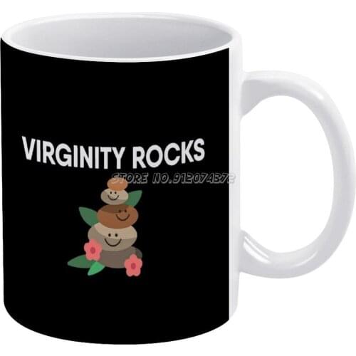 Funny Virginity For Virgins Who Don't Want To Have Sex Being A Virgin Is Cool Coffee Mugs Friends Mugs Travel Beer Porcelain Tea