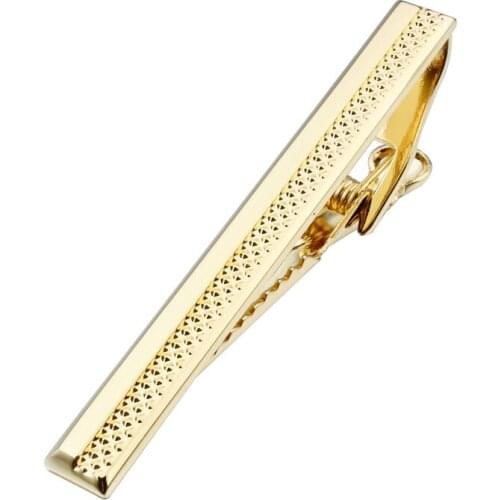 HAWSON High-Class Tie Clip Gold Color Business & Wedding Tie Clip Blanks Free Shipping