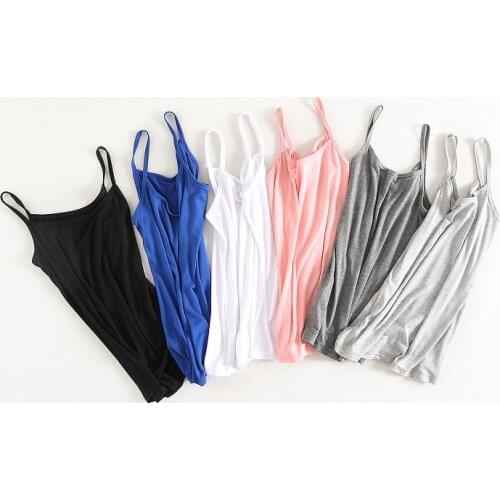 Obrix Female Summer Light Camis O-Neck Halter Sleeve Slim Fit Casual Tank Top For Women