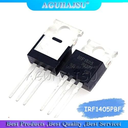 10PCS IRF1405PBF IRF1405 TO220 55V 169A MOS FET new original