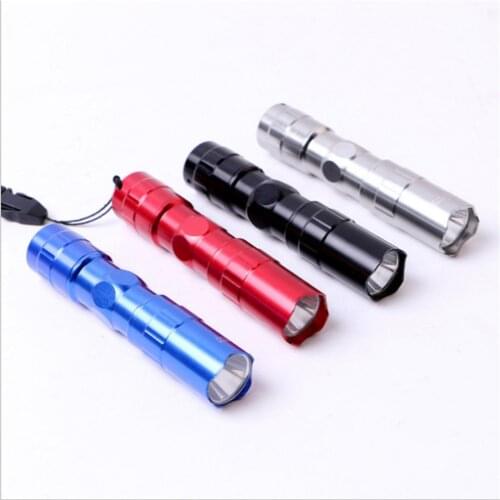 2021 Mini Led Flashlight Zoom 3w Waterproof Lanterna Led Zoomable Torch Aa Battery Powerful Led For Hunting Camping Light #YJ
