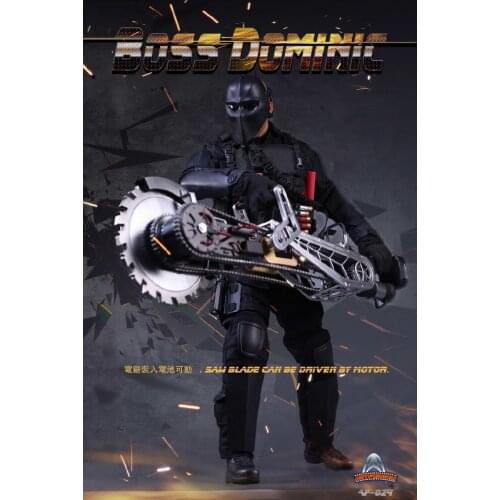 Art Figures AF-024 Boss Dominic Vin Diesel 1/6 Figure(Saw blade can driven by motor)