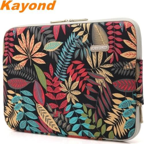 Kayond Brand Laptop Bag 11,12,13,14",15,15.6,17",13.3 inch,Forest Canvas Sleeve Case For Macbook Air M1,Pro Notebook,Dropship