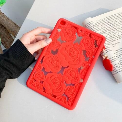 Case For iPad Air 4 10.9 2020 Pro 11 / Mini 5 4 / Air 3 Hollow carved Silicon Cover For iPad 9.7 2017 2018 7th 8th 10.2 Funda