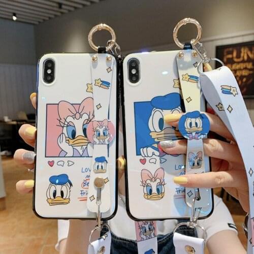 Disney Donald Duck Cartoon phone case for Samsung Galaxy s7 S8 S9PLUS S10LITE note A50 52 shockproof phone case