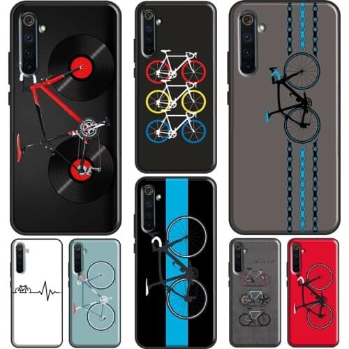 Bike Bicycle Cycling Case For Realme C3 Q2 X2 X7 X50 6 7 Pro Cover For OnePlus Nord 6T 7T 8T 6 7 8 Pro Coque