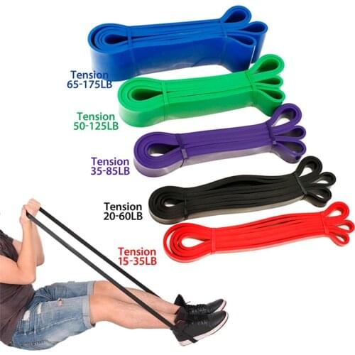 1 PC Latex Resistance Band Body Stretching Exercise Yoga Sport Fitness Equipments Gym Equipment Exercise Pilates Yoga 2080mm