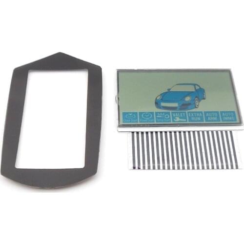 LCD display flexible cable+ LCD keychain Glass for Starline B9 lcd remote controller B9 display with Zebra Stripes