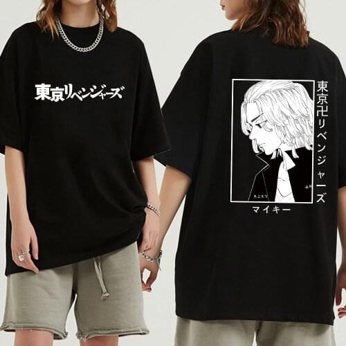 Hot Anime Tokyo Revengers T Shirt Harajuku Mikey Short-sleeve Male T-shirt Unisex