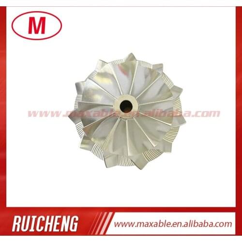 GT2560R 445436-0001 46.52/60.13 mm 11+0 blades high performance turbocharger billet/milling/aluminum 2618 compressor wheel