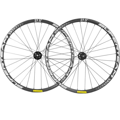 New Superteam MTB Bike Wheelset Hookless 27.5ER 30mm Width 25mm Depth Carbon Wheels Mountain Bicycle Carbon Wheelset