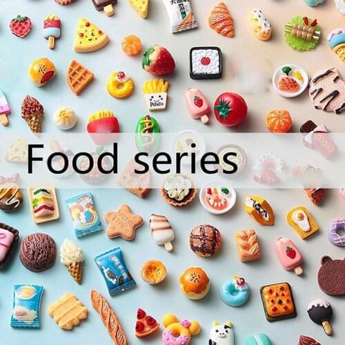 Dollhouse Miniature Food Play Blind Bag Mixed Mini Animal Cake Box Blind Gift Drink Model Surprise Decoration Accessories Gift