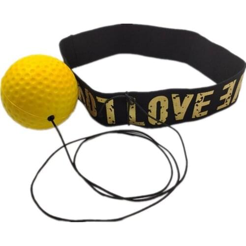 Speed Reaction Training Ball Reflection Ball Head-mounted Boxing PU Foam Ball Home Fitness Equipment