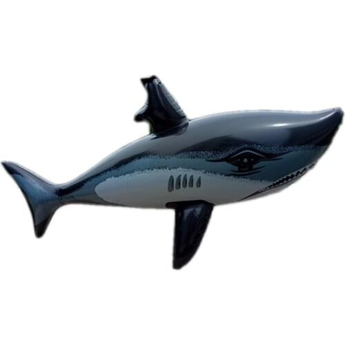 PVC Inflatable Shark Swimming Pool Safety Float Water Toy for Kids Children PVC Fish Animal Pool Accessories Kids Adults Toy