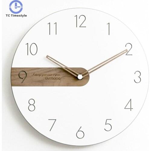 Wall Clock Modern Design Living Room Decoration Wall Watches Home Decor Modern Quartz Silent Wall Clocks For Home Christmas Gift