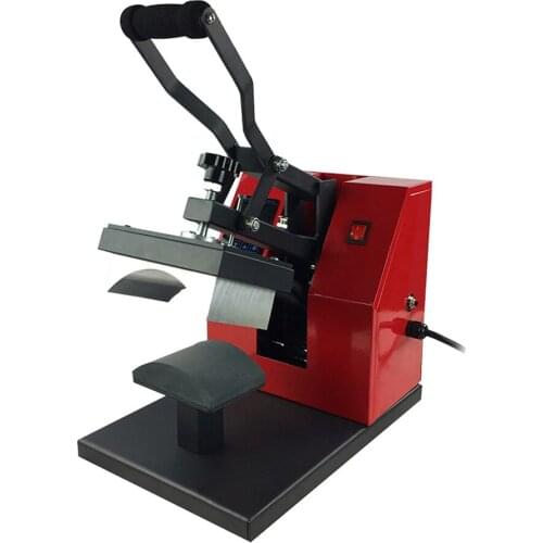 Continuous hot-selling small curved hat heat transfer press and baking machine