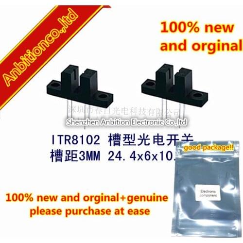 10pcs 100% new and orginal ITR8102 Slotted photoelectric switch DIP4 binaural screw hole induction distance 3 mm slottedin stock