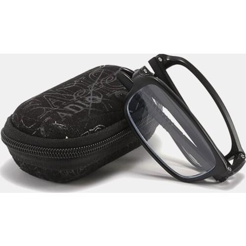 New Unisex Foladable Ultra-light Reading Glasses Portable Anti-blue Light Anti-fatigue Presbyopic Glasses Full Frame