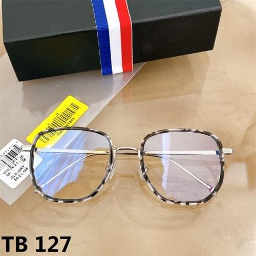 New York Brand Thom Eyeglasses Frame Retro Round TBS830 Myopia Men Women Titanium Alloy Optical Glasses Frame With Original Box